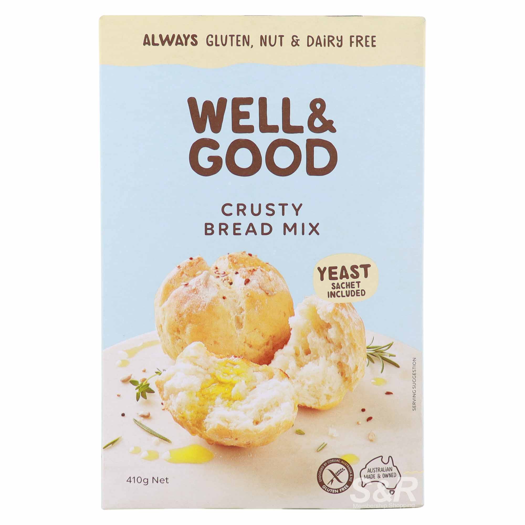 Well & Good Crusty Bread Mix 410g
